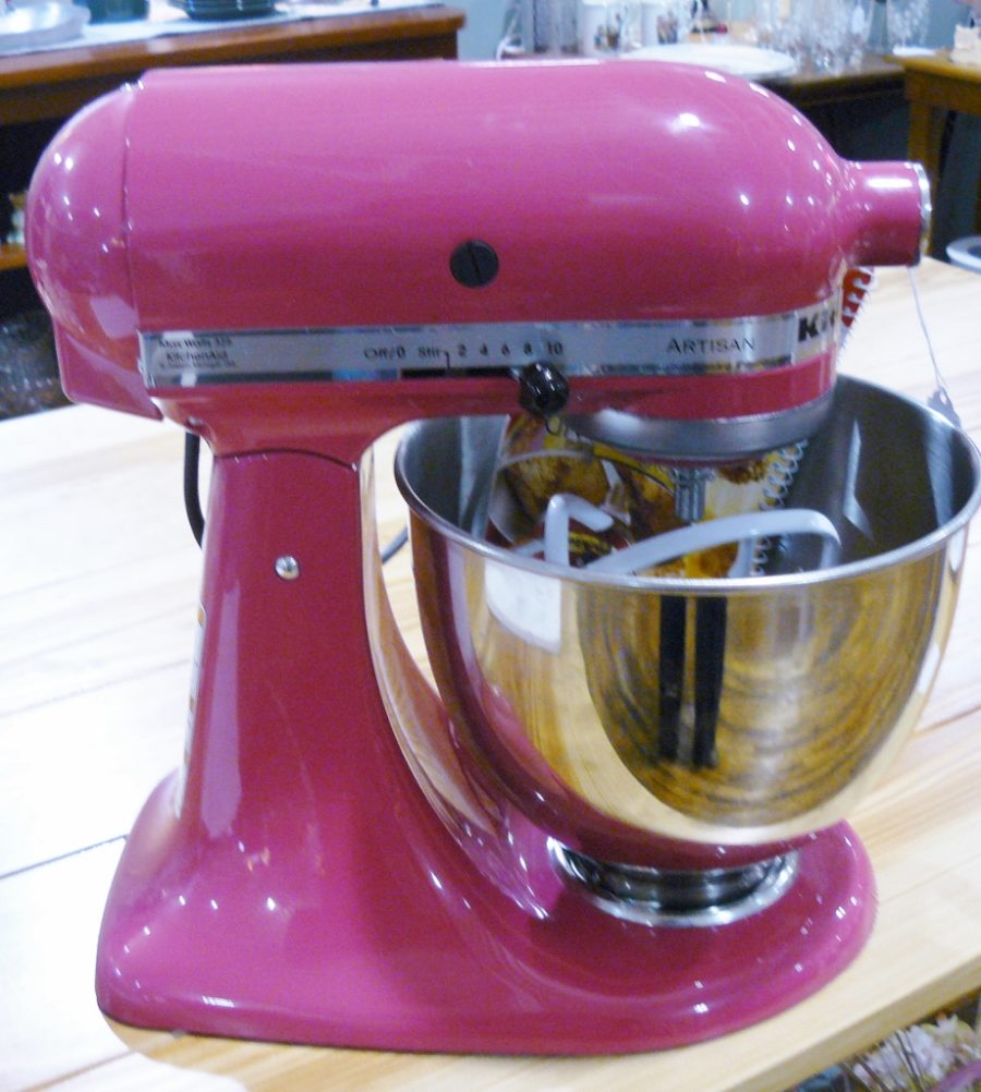 Huge Upright Showcase and a PINK Kitchen Aid Mixer! The Strasburg