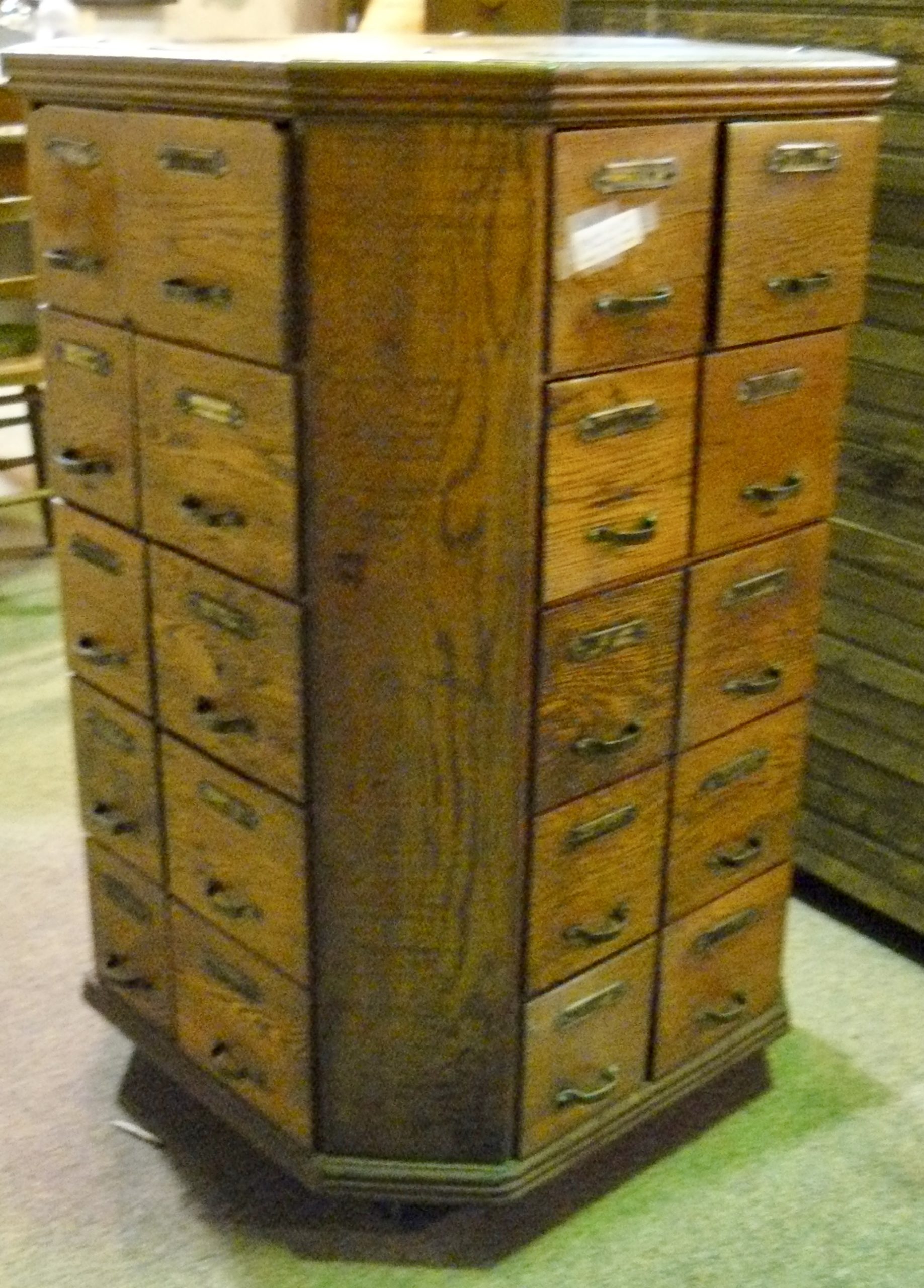 Revolving Hardware A Set of Postcard Drawers, and a Special