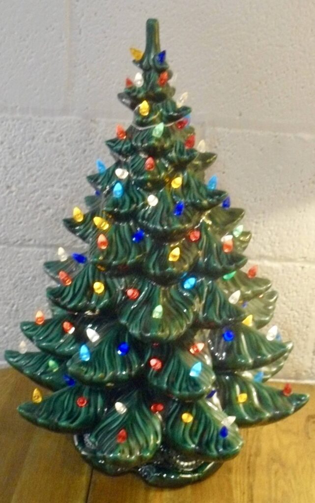 A 2′ Tall Ceramic Christmas Tree, A Custom Made Dining Set and a Firkin! The Strasburg