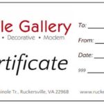 Ruckersville Gallery Gift Certificate