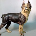 Boston Terrier Iron Doorstop