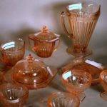 Pink Adam Depression Ware Glass